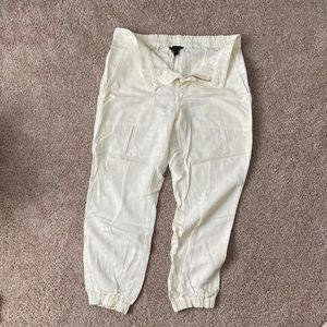 J. Crew Weekend Linen Pant Cargo Trouser